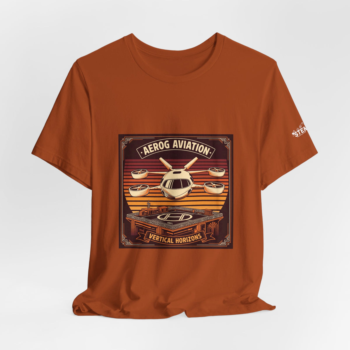 aeroG Sunset Vertiport Tee