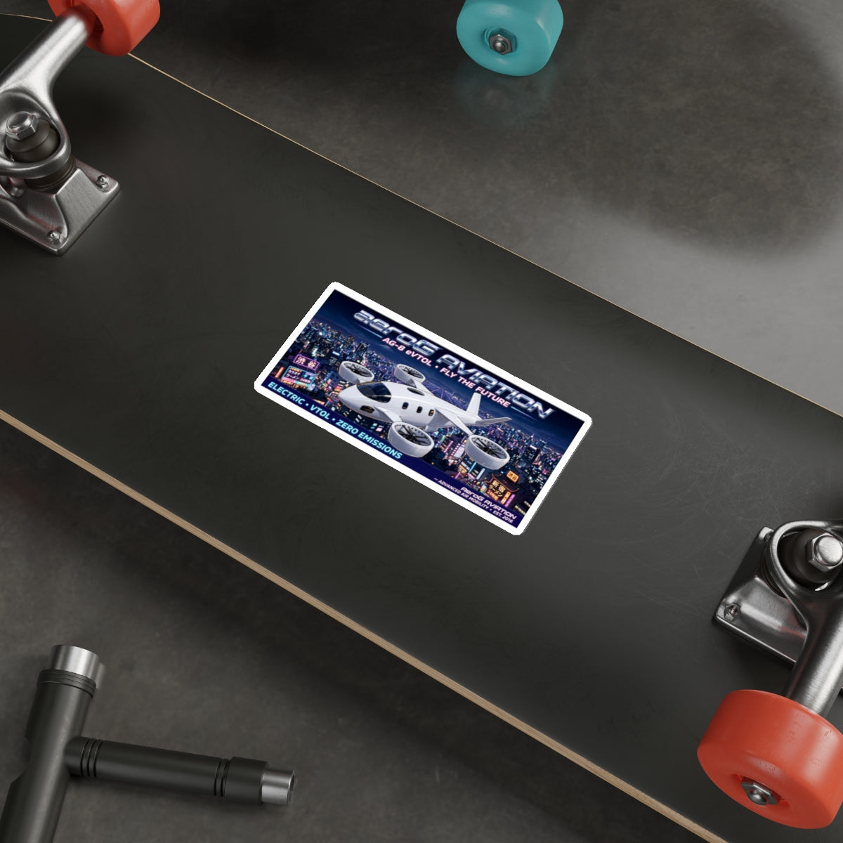 aeroG Future Skies Sticker - Tokyo Night, view 11