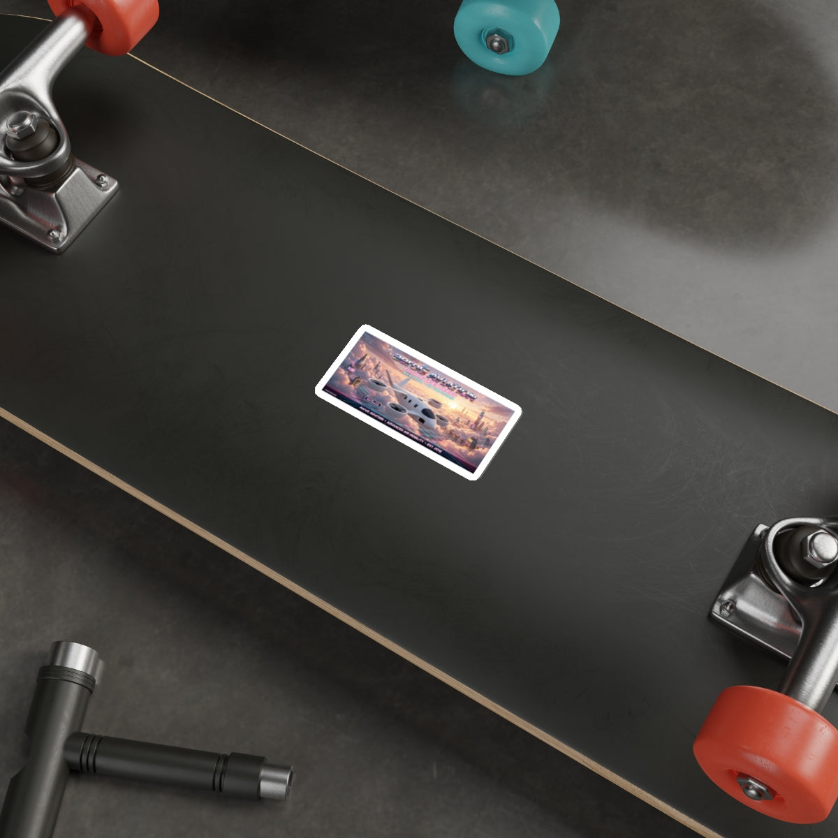 aeroG Future Skies Sticker - Cloud City, view 5