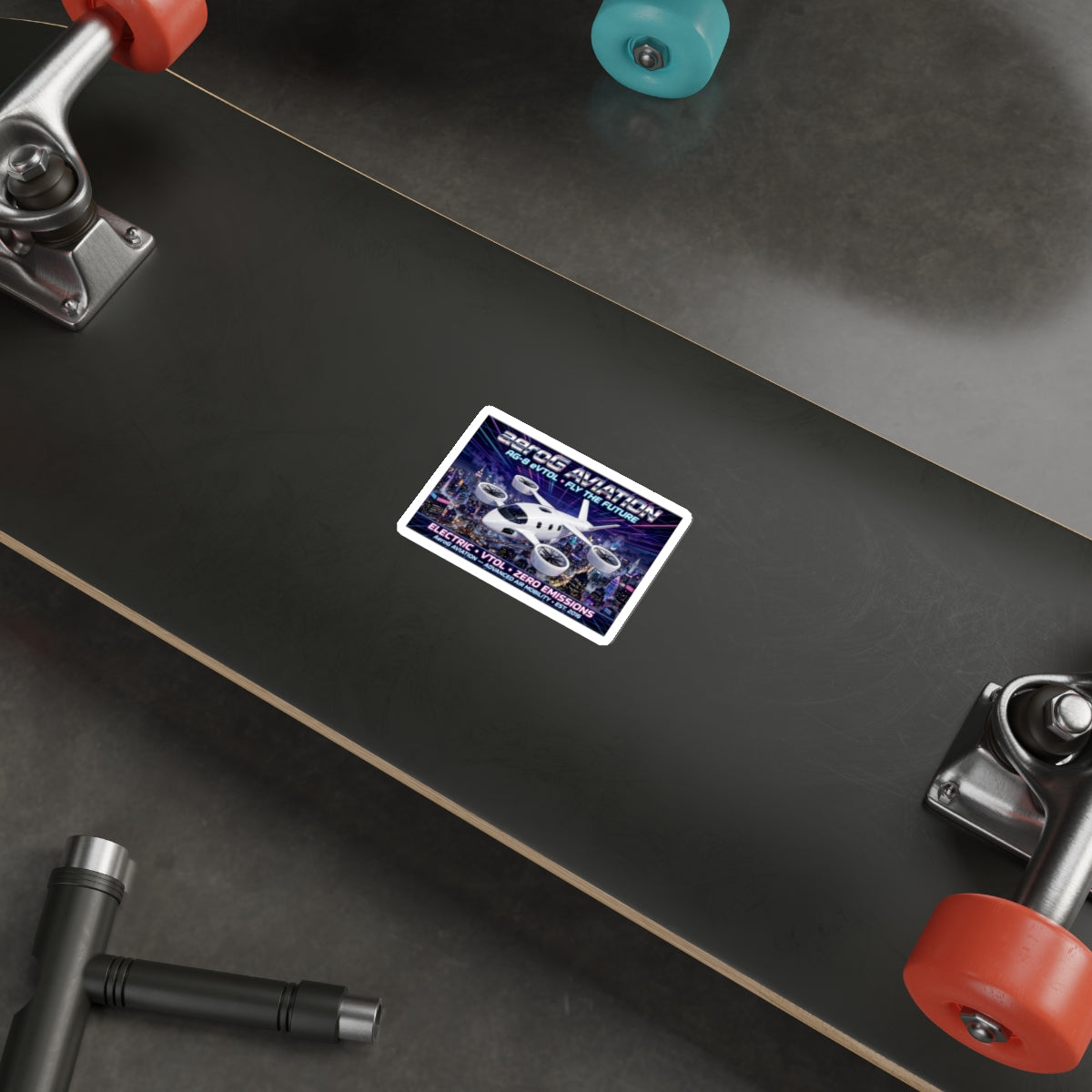 aeroG Future Skies Sticker - NYC Night, view 5