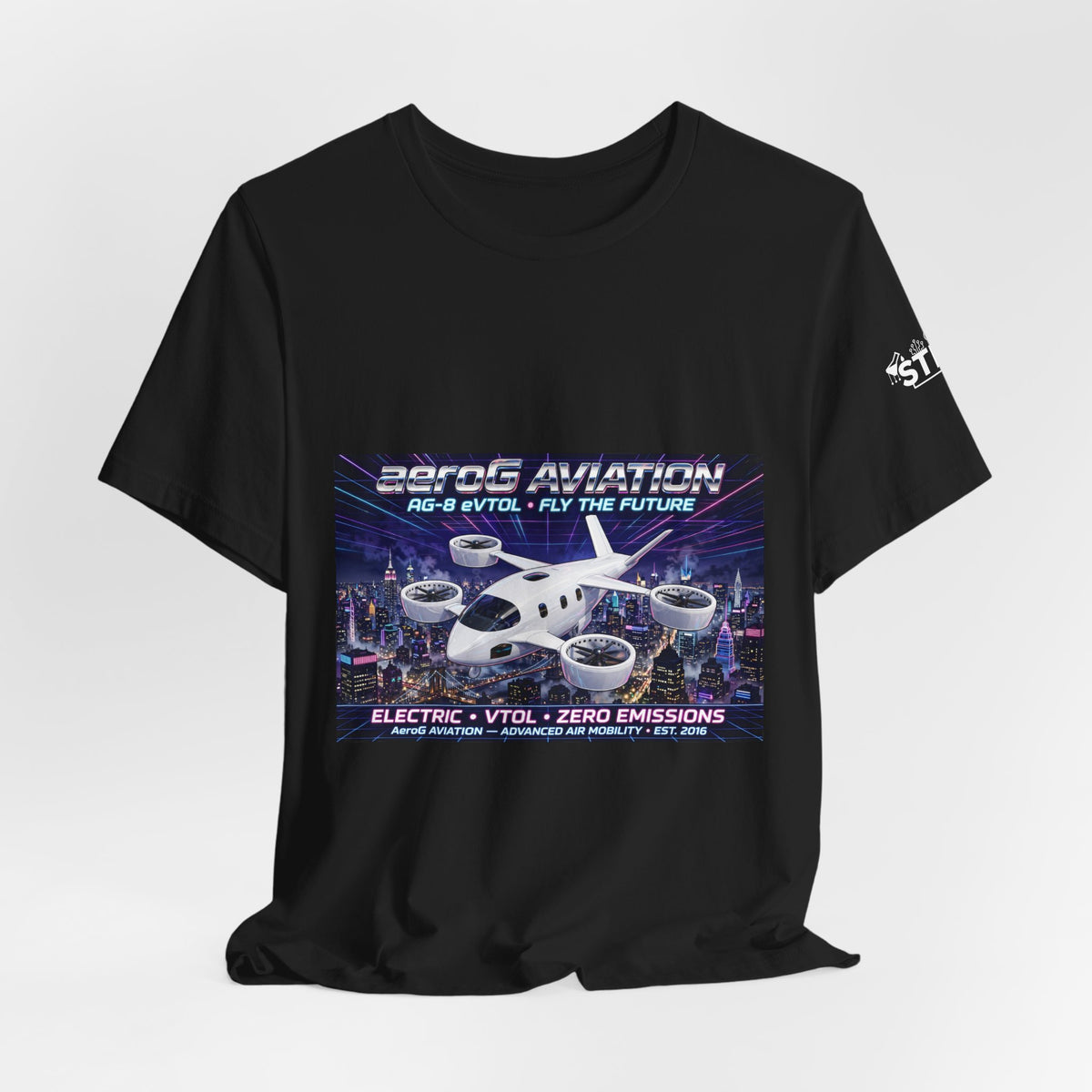 aeroG Future Skies Tee - NYC Night, view 4