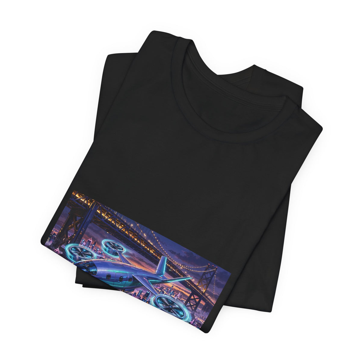 aeroG City Chase Bridge Vintage Tee, view 3