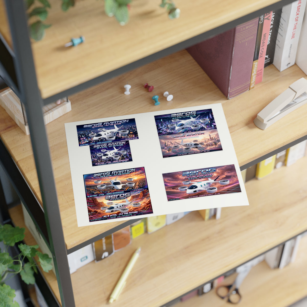 aeroG Future Skies Sticker Pack, view 7