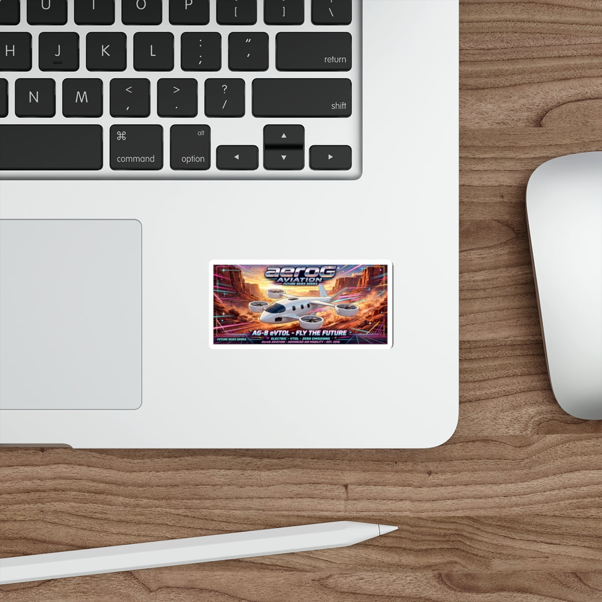 aeroG Future Skies Sticker - Canyon Run, view 4