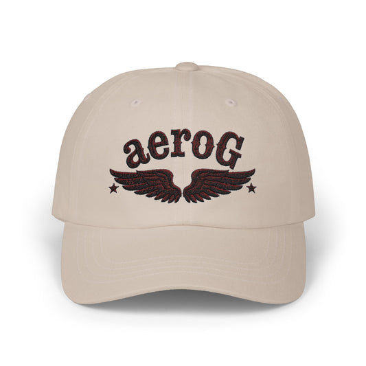 aeroG Vintage Wings embroidered dad cap