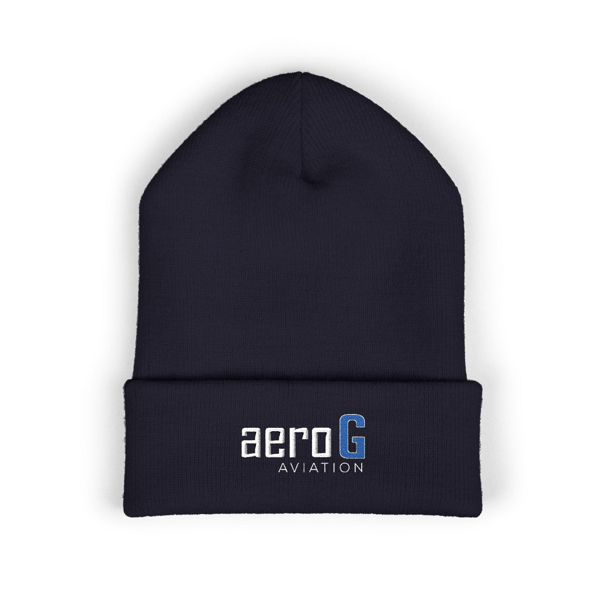 aeroG Embroidered Cuffed Beanie, view 2