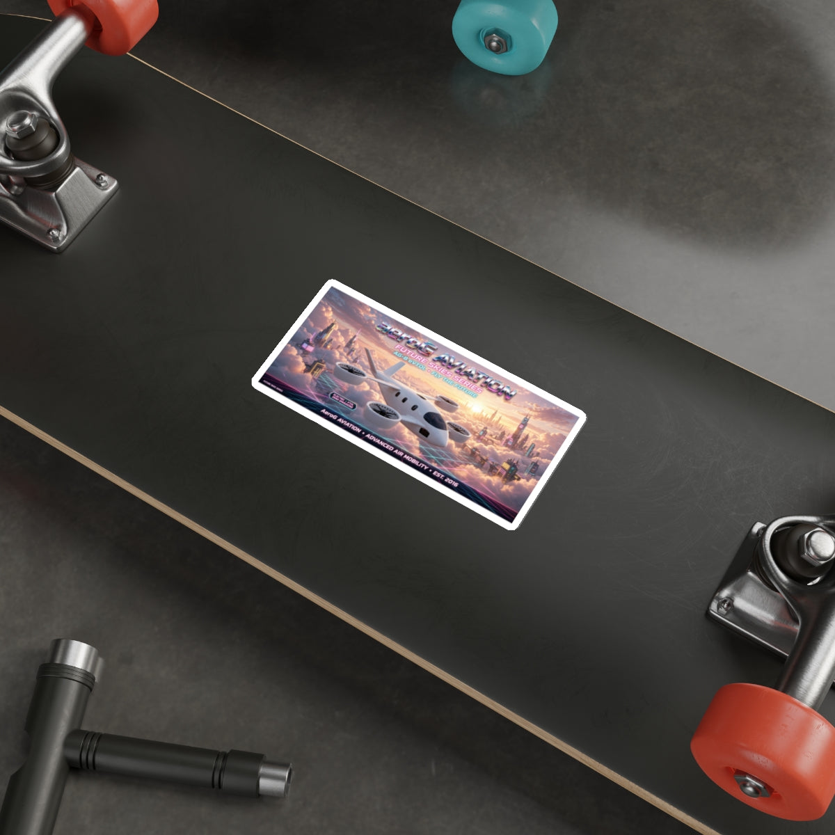 aeroG Future Skies Sticker - Cloud City, view 11