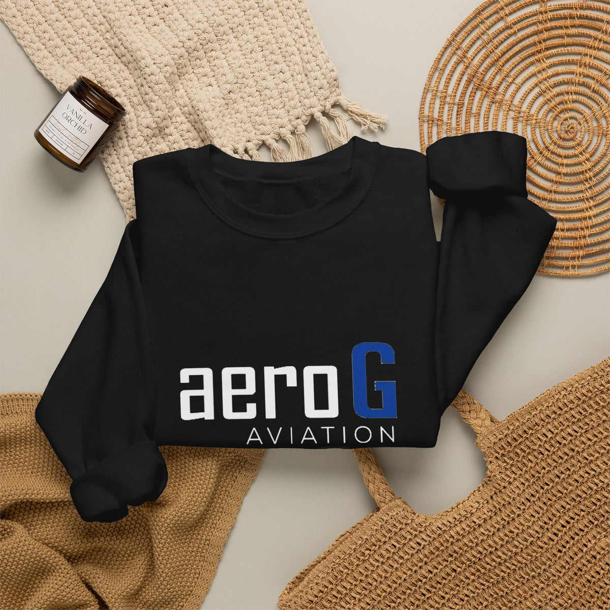 aeroG Aviation Crewneck Sweatshirt, view 4