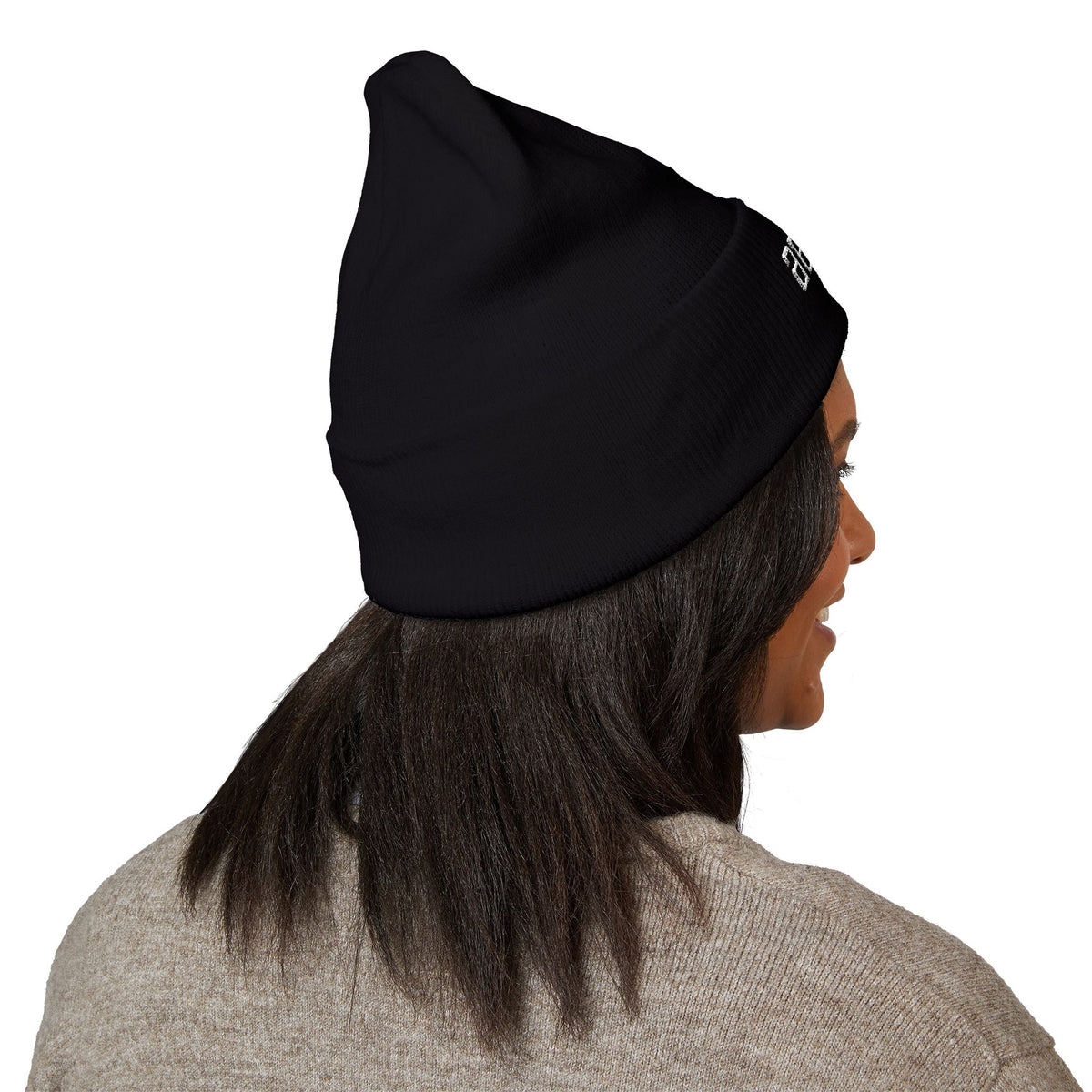 aeroG Embroidered Cuffed Beanie, view 6