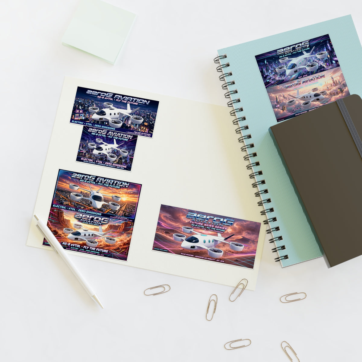aeroG Future Skies Sticker Pack, view 9