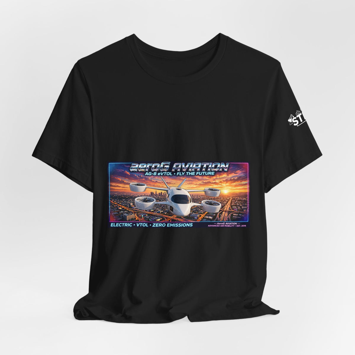 aeroG Future Skies Tee - LA Sunset, view 4