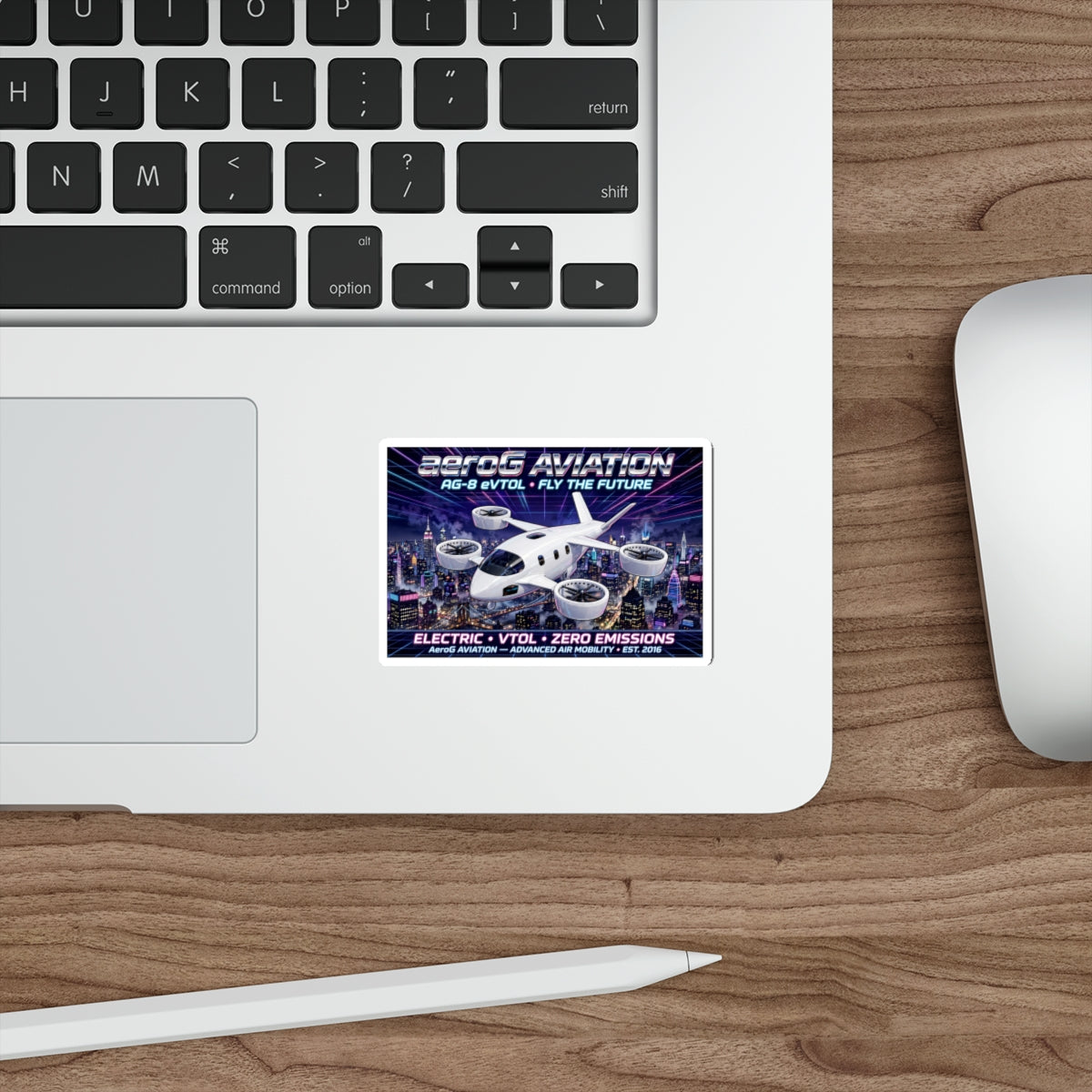 aeroG Future Skies Sticker - NYC Night, view 4
