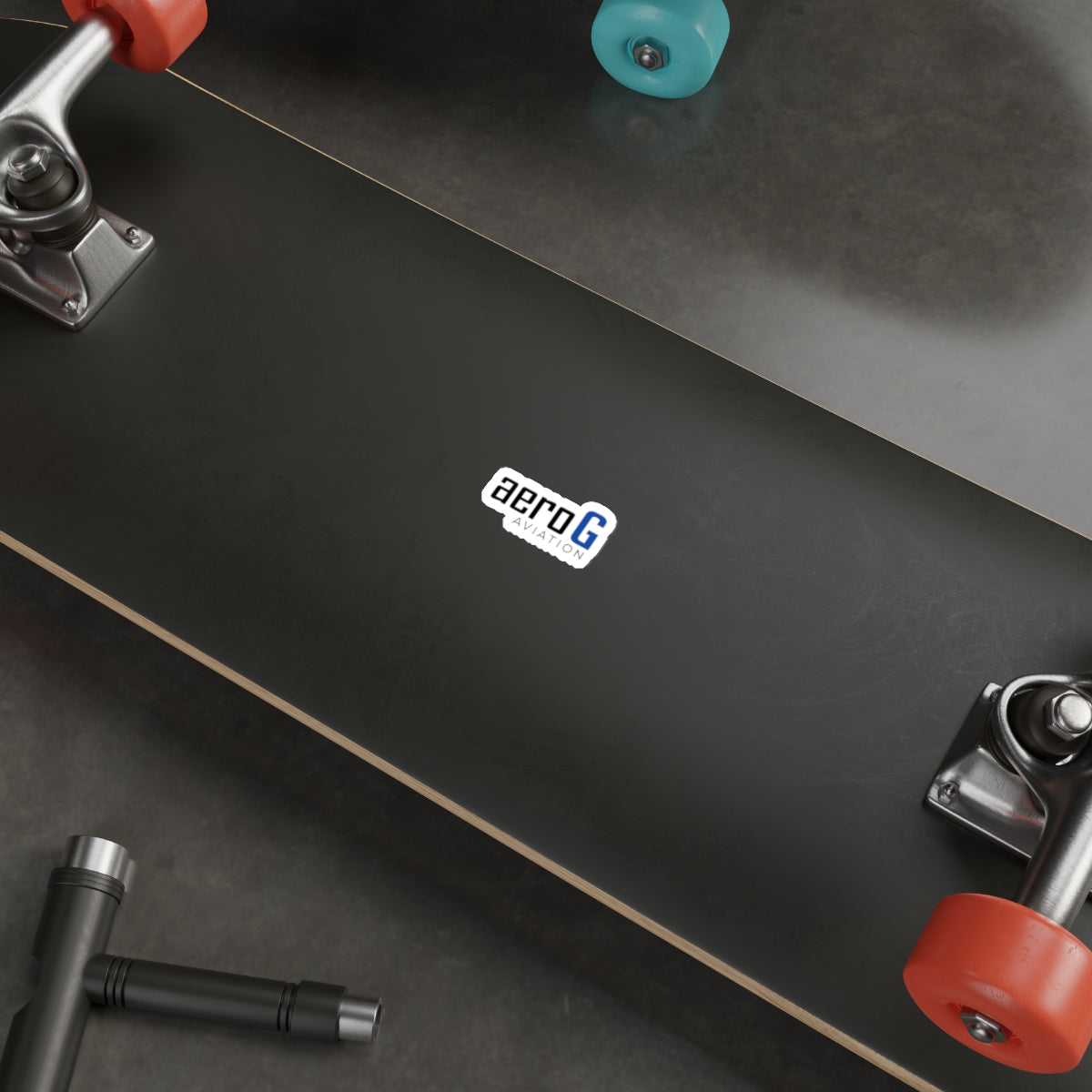 aeroG Logo Sticker, view 3
