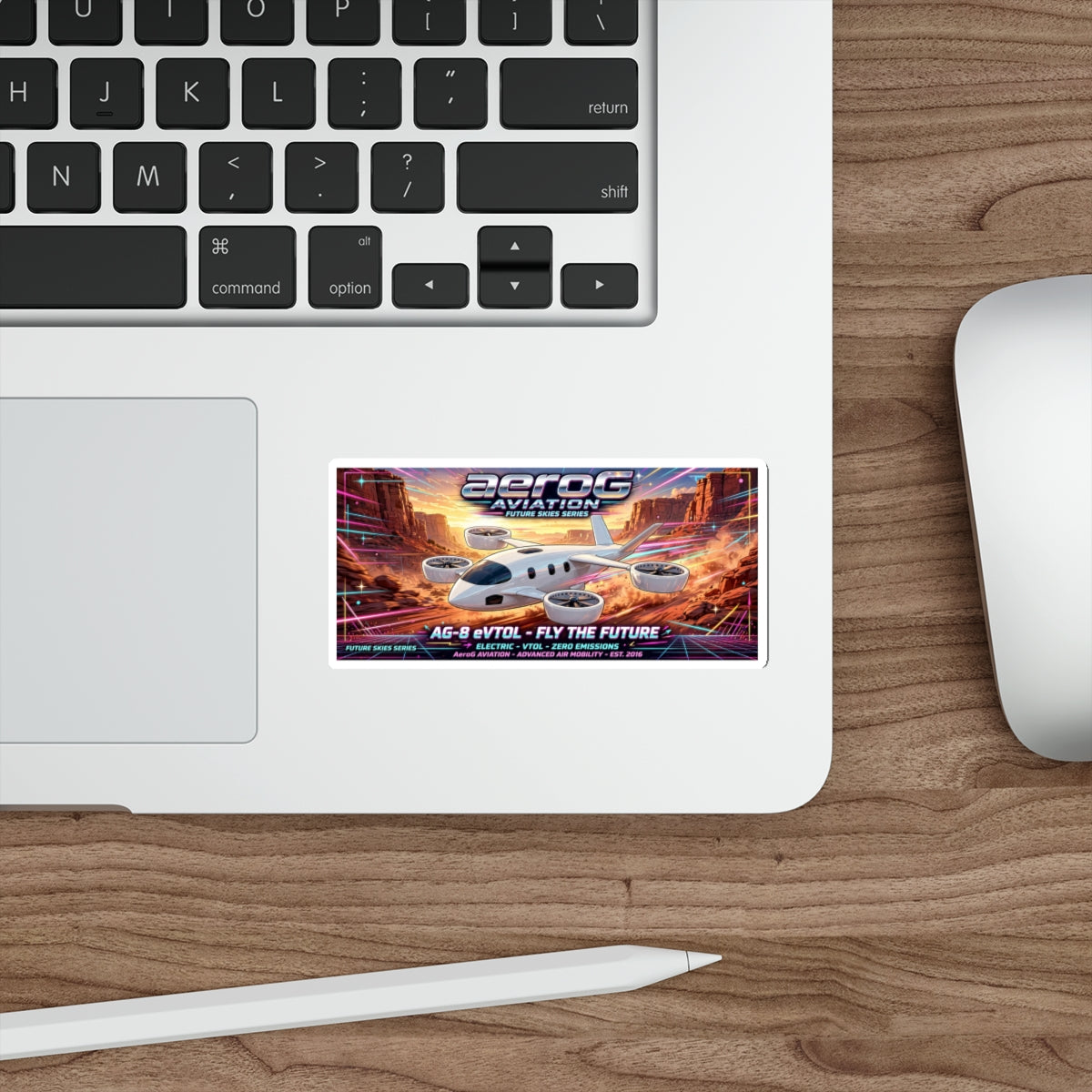aeroG Future Skies Sticker - Canyon Run, view 7