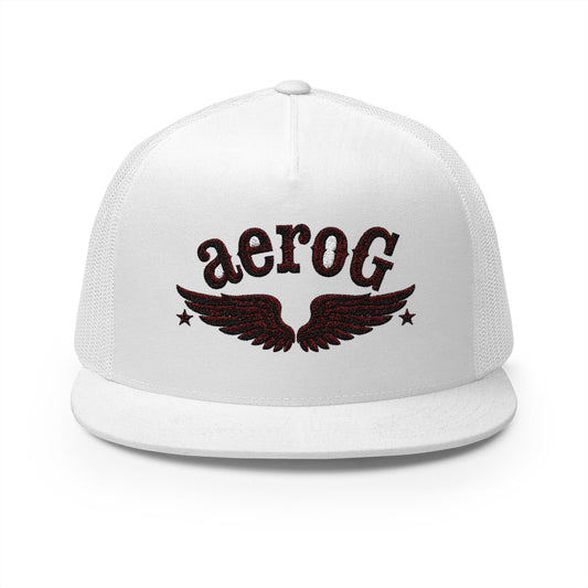 aeroG Vintage Wings trucker cap in white