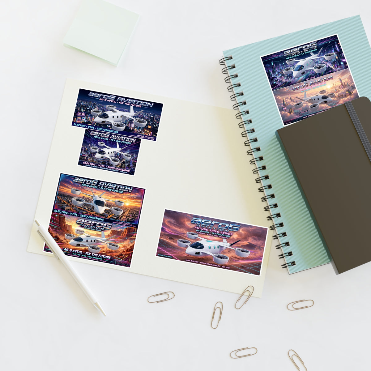 aeroG Future Skies Sticker Pack, view 6