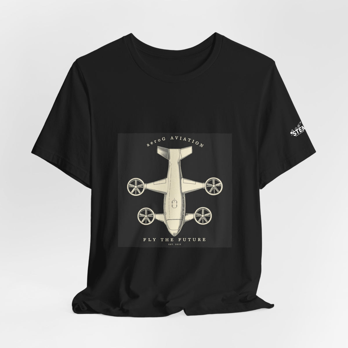 aeroG Ducted Fan Badge Tee, view 4