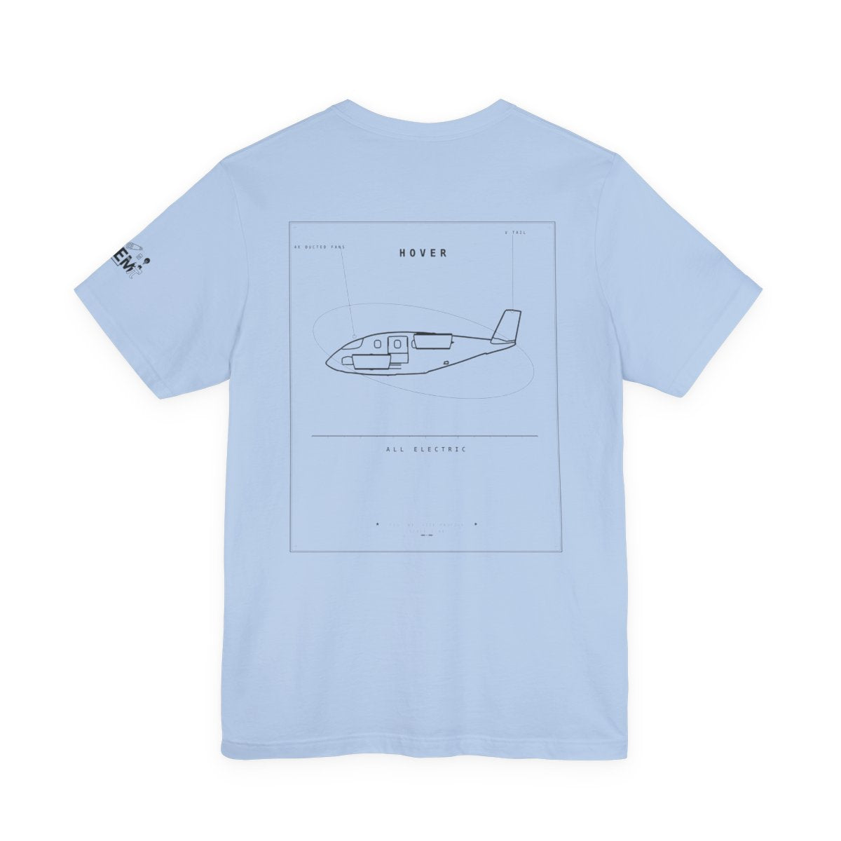 aeroG HOVER Tee - baby-blue