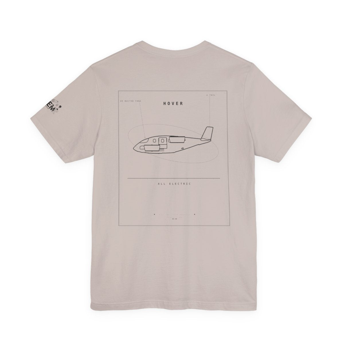 aeroG HOVER Tee - heather-cool-grey