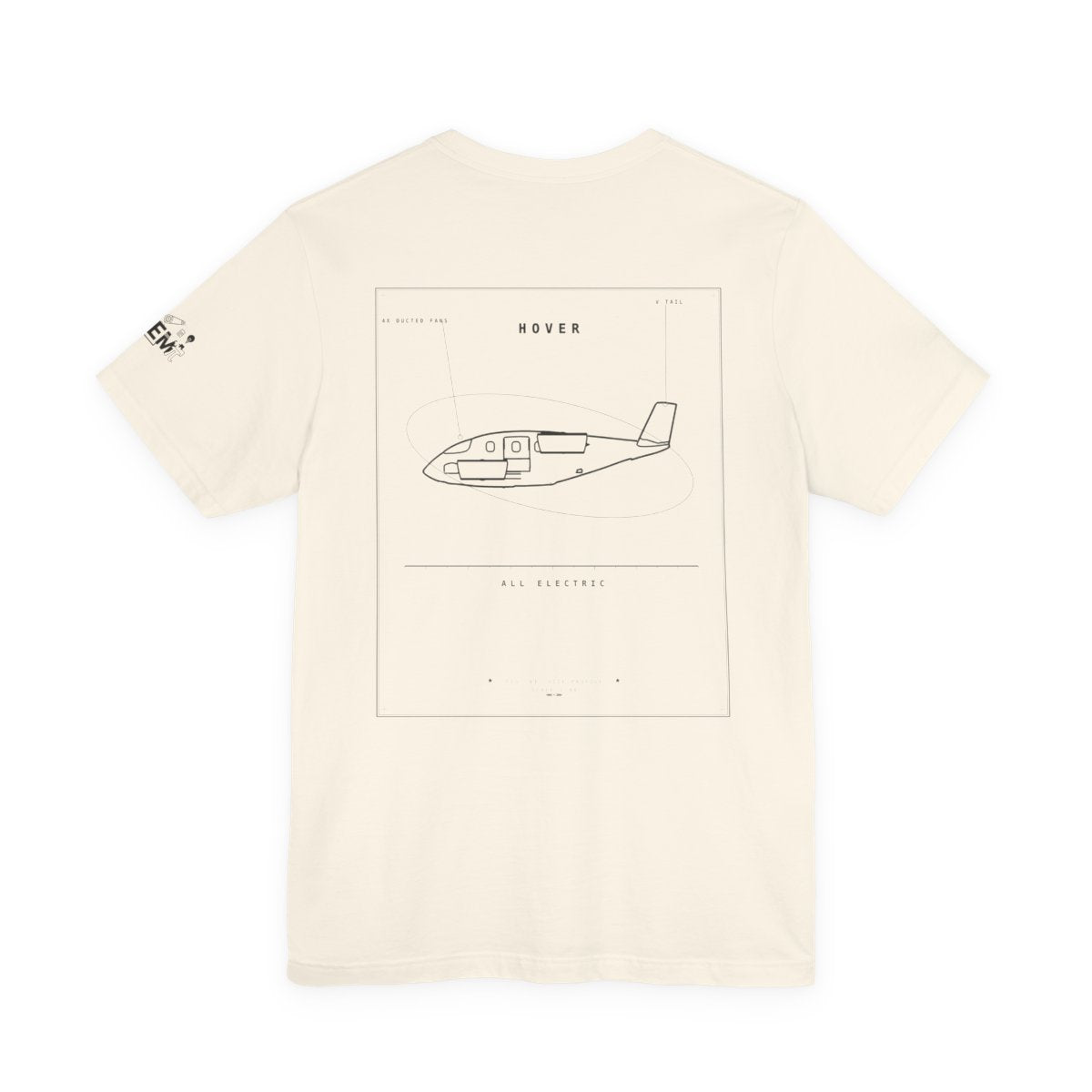 aeroG HOVER Tee - natural