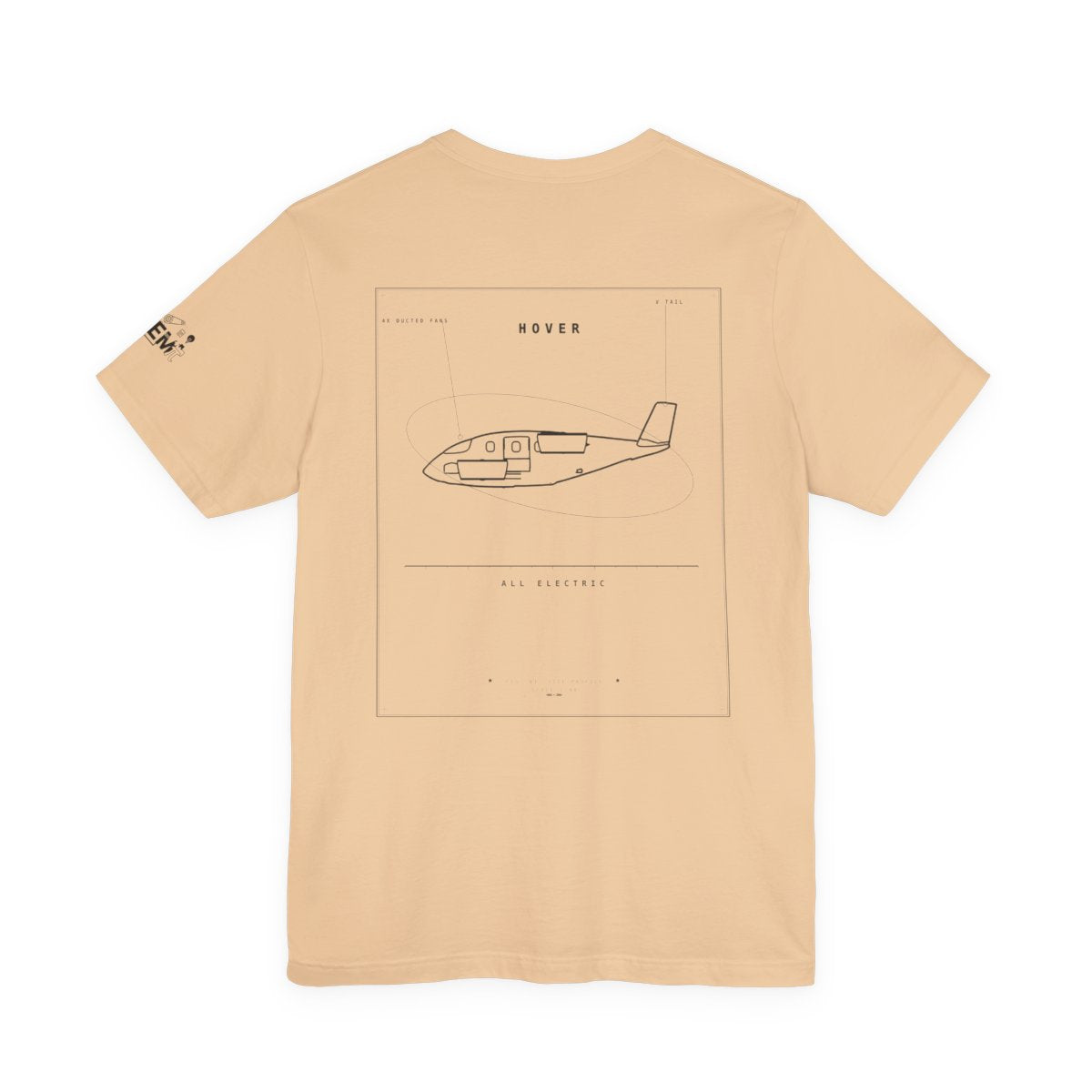 aeroG HOVER Tee sand-dune